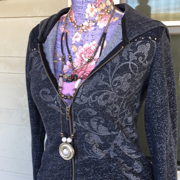 Shyanne Zip-Up Hoodie sz M - Picture 3 of 8